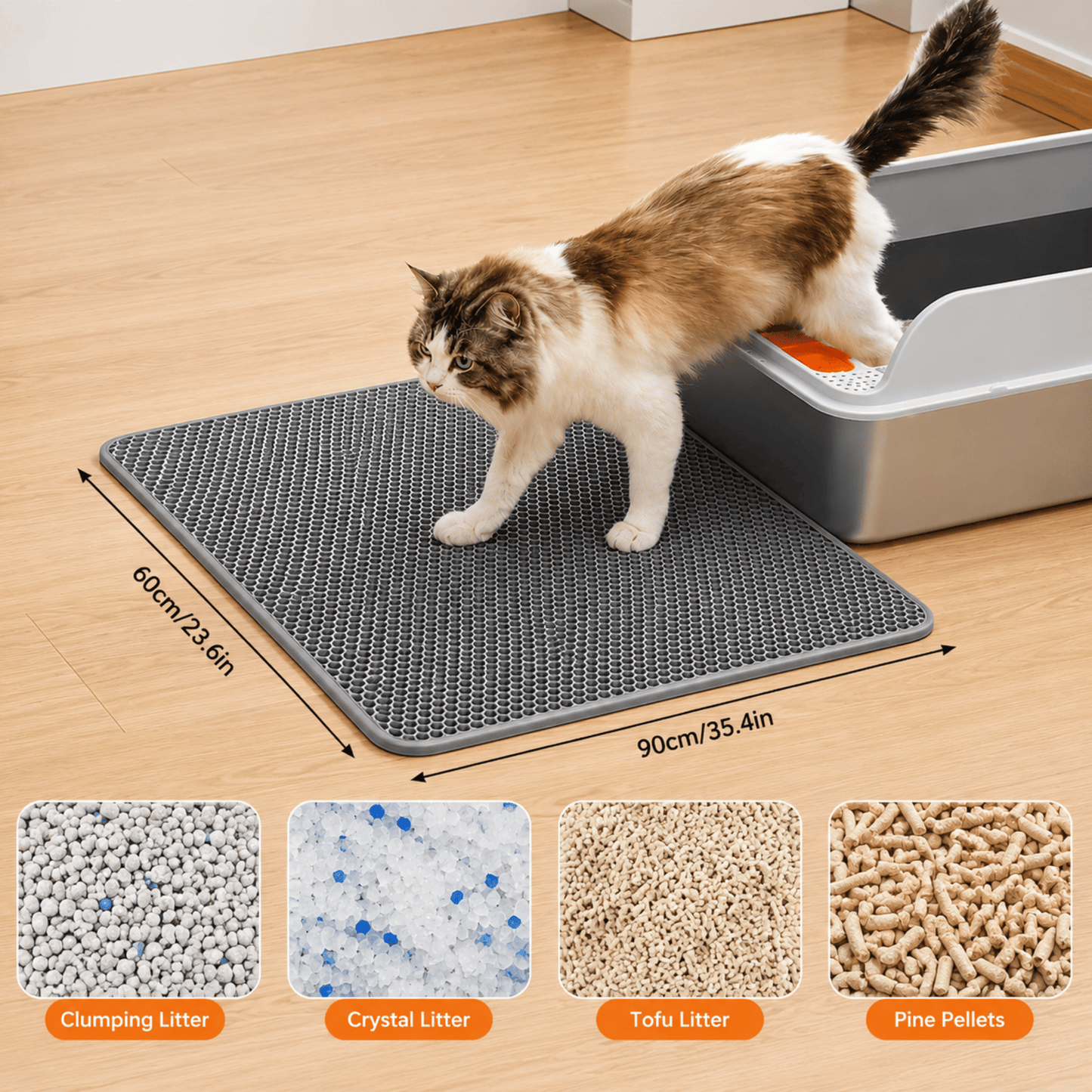 Lamuro - Cat Litter Mat
